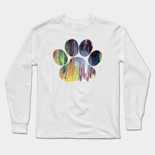 Dog Paw Long Sleeve T-Shirt